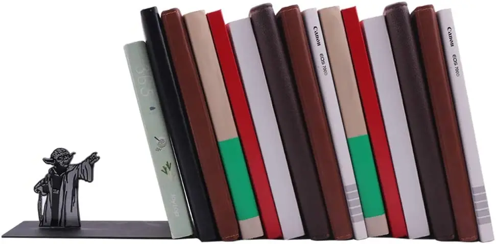 Креативный подарок Премиум сверхпрочная металлическая подставка для книг на офисном столе Декор дома Черный L-образный