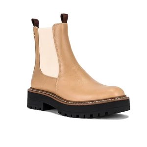 Fashion Trend Height Increasing New Product Leather Boots Shoes for Women