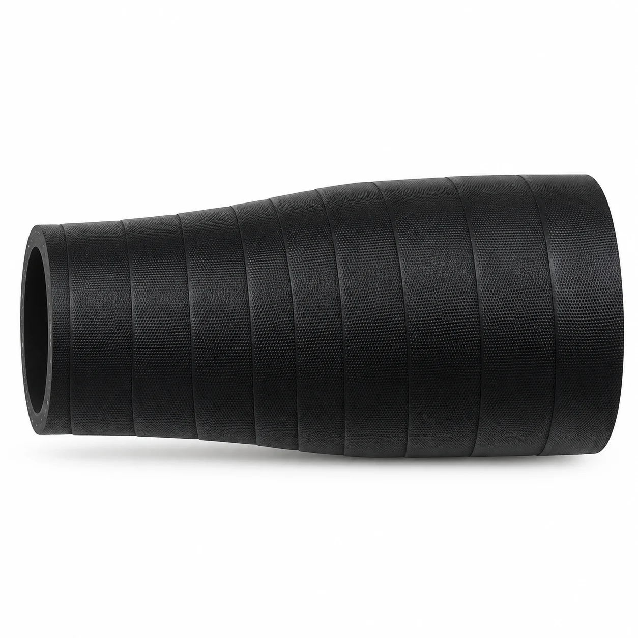 Custom Heat Resistant Fabric Textured EPDM Straight Reducer Pipe Server Data Center Liquid Cooling Rubber Hose
