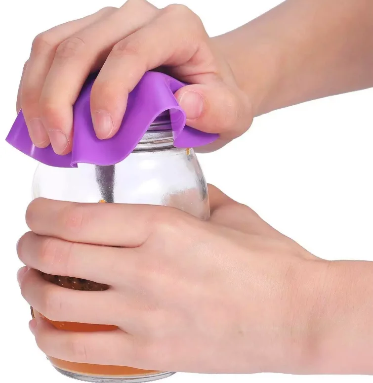 Multi-function Jar Openers Silicone Rubber Non Slip Jar Bottle Lid Grip Opener Pad Grippe