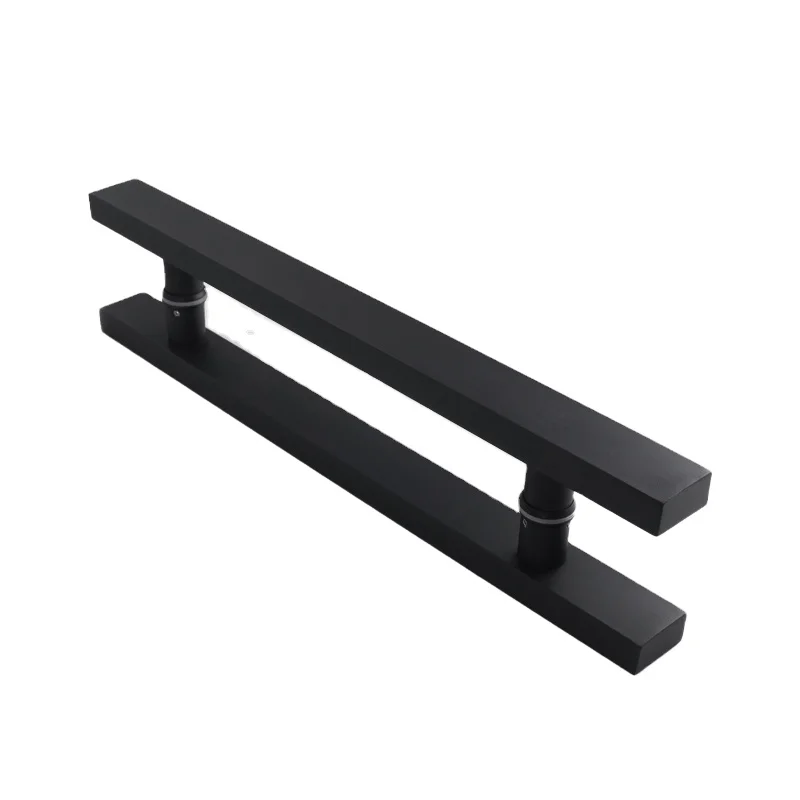 Us Hot Selling Bathroom Door Handle H Type Stainless Steel Glass Door