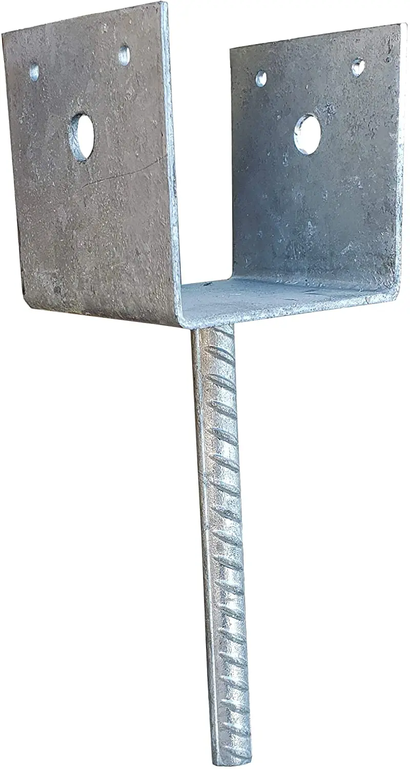10 Stück Pfostensockelanker 10,2 X 10,2 Cm – Für Deck, Terrasse & Pergola Aus Stahl
