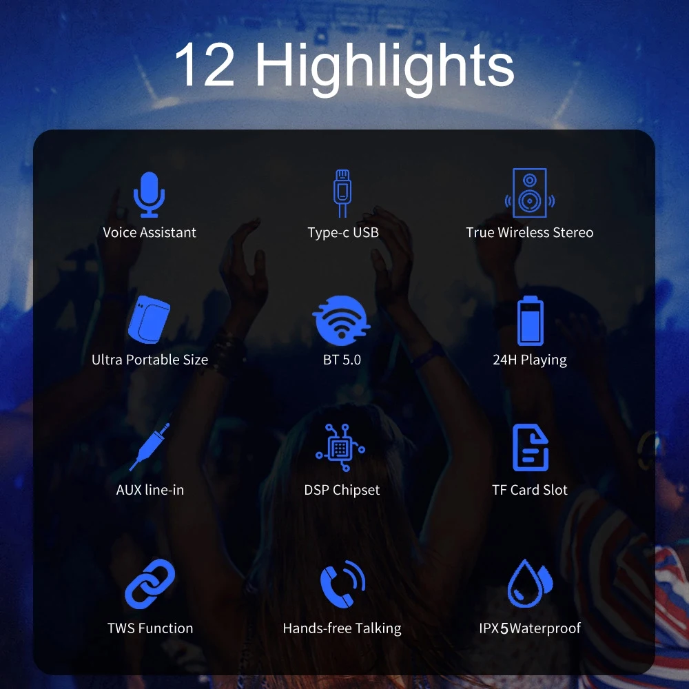 
100 Вт супер бас-Динамик Большой BT Hifi стерео высокое качество мини-dj портативные беспроводные Bluetooth-динамики 