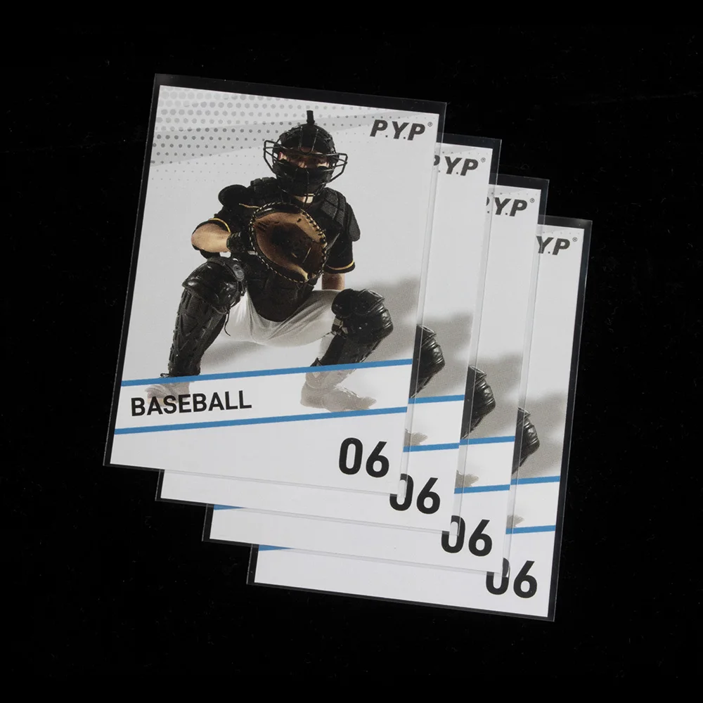 Custom Trading Card Sleeves Sports Game Card Protection Bags 67x92mm