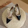 Black 10cm stiletto heel