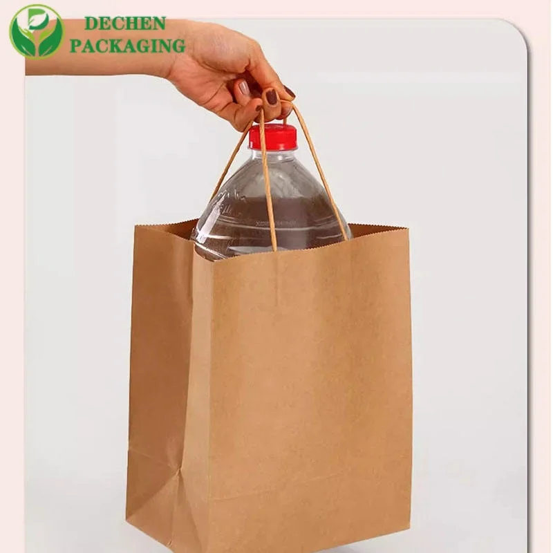 Restaurant Paper Bags With Handles Wholesale