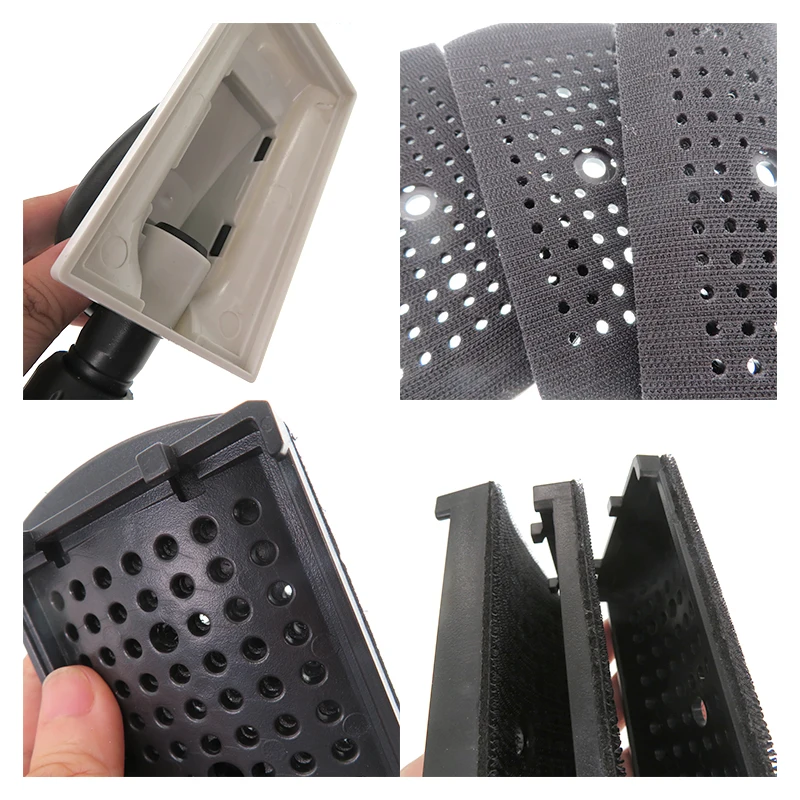 70x125mm Manual Pad Hand Sanding Block for Auto Body Metalworking Repair Cleaning with 3 Replacement Boards Abrasive Tools