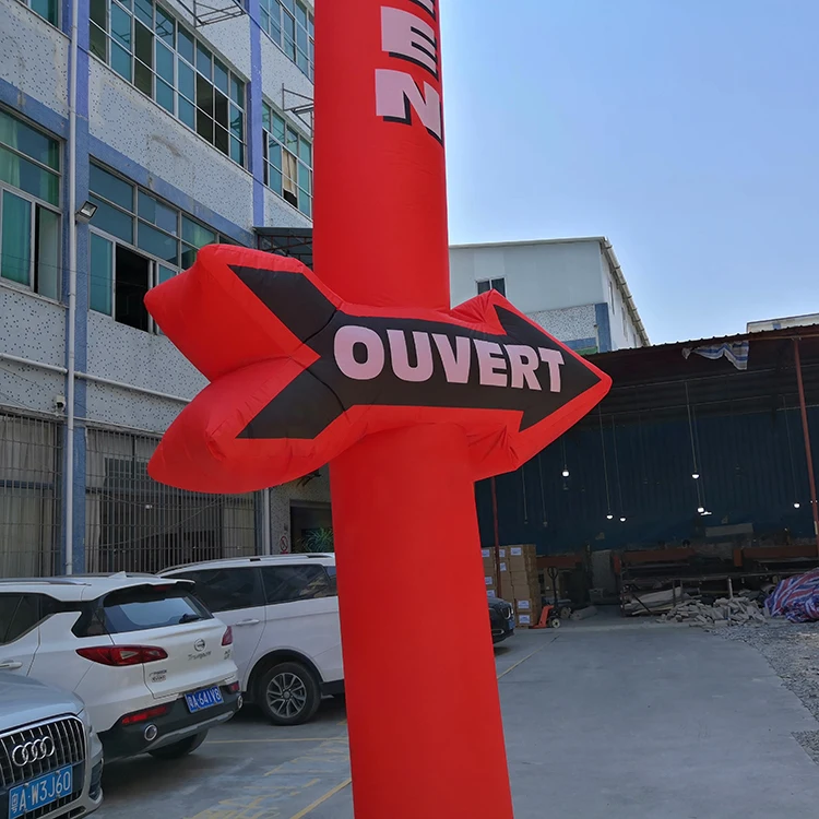 Customized Business Activities Use High Quality Inflatable Sky Dancer Inflatable Arrow Sky Dancer Tubes for Halloween