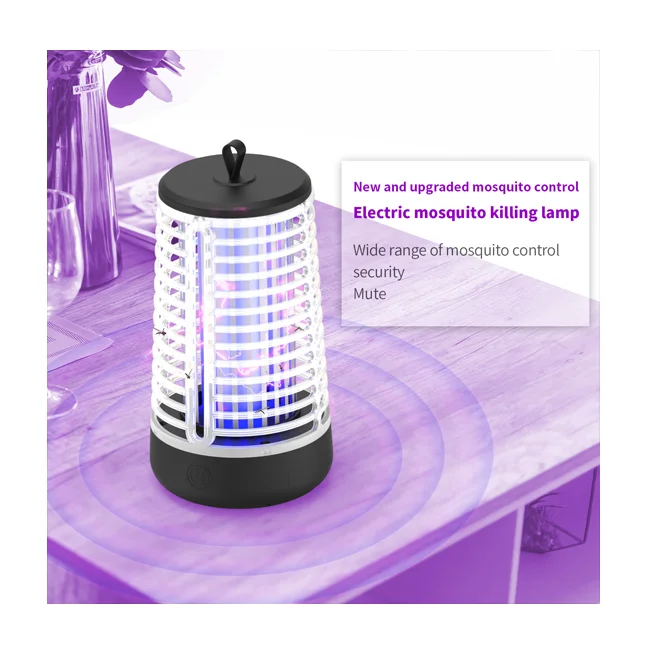 Saijzek High Effective Bug Zapper High Voltage eco friendly trap electronic electric mosquito killer lamp with uv led