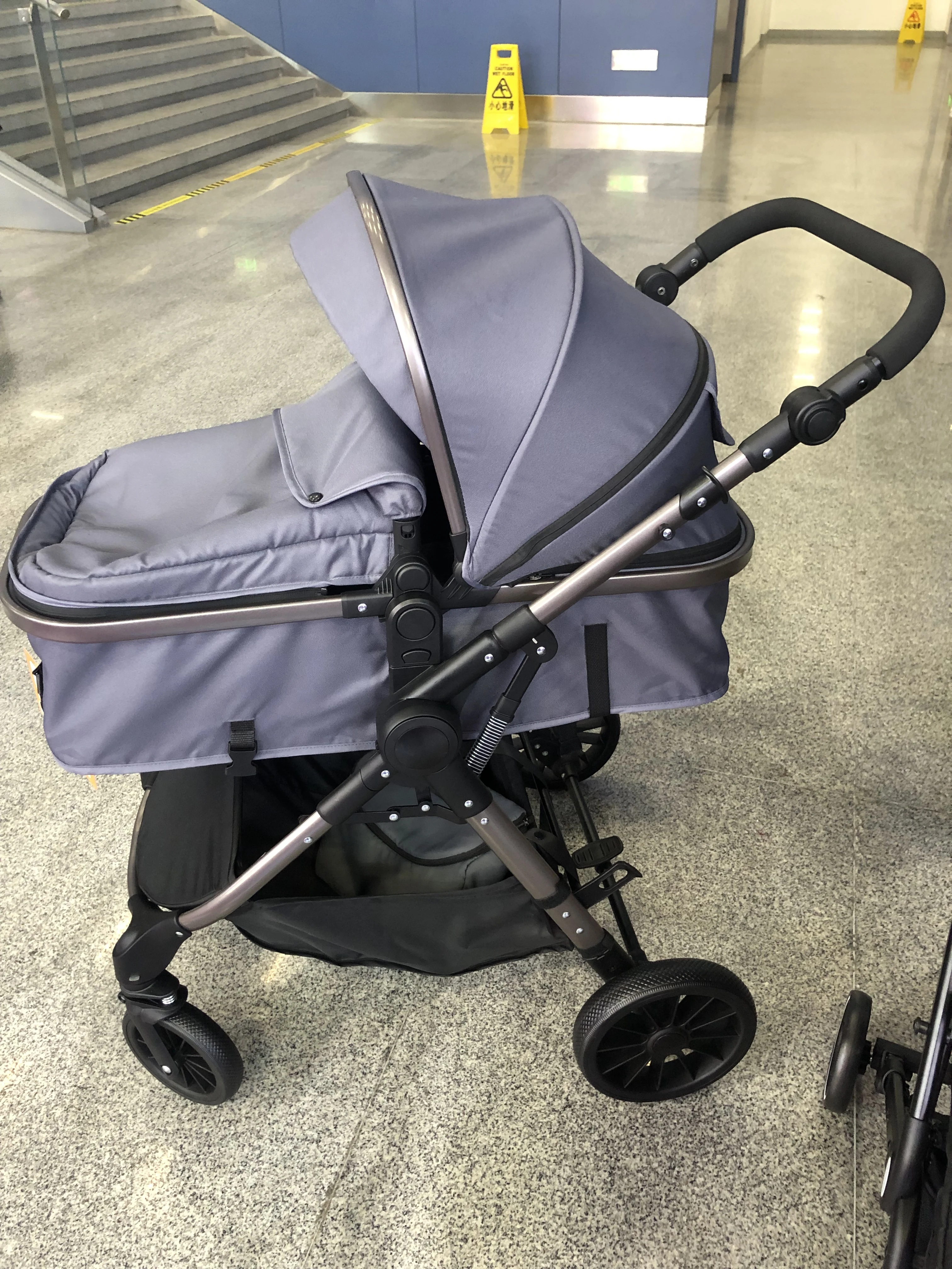 Gnstiger Preis Kinderwagen 3 in 1 multifunktion alen Kinderwagen mit Baby  trage korb