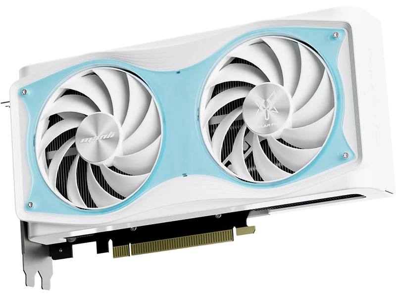 Manli Polar Fox GeForce RTX 5060 OC 8GB GDDR7 White Gaming GPU