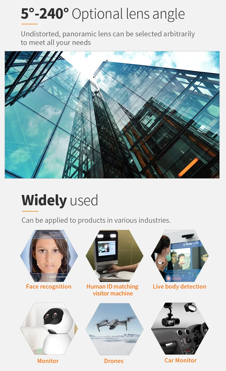 DGZX 2MP Rear Camera Dual Module With Dual Lens 1080P csi mipi Usb Biometric Recognition Camera Module插图5