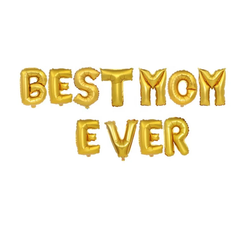 Mother's Day Festival Decorative Helium Mom Ever Letters Balloon Buy Happy Mothers Day Foil Balloon,Mother's Day Decoration Product on Alibaba.com