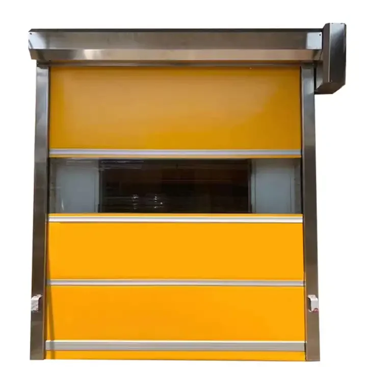 Industry Warehouse Pvc Plastic Fabric Curtain Clean Room High Quality Electric Fast Acting Pvc High Speed Roller Door