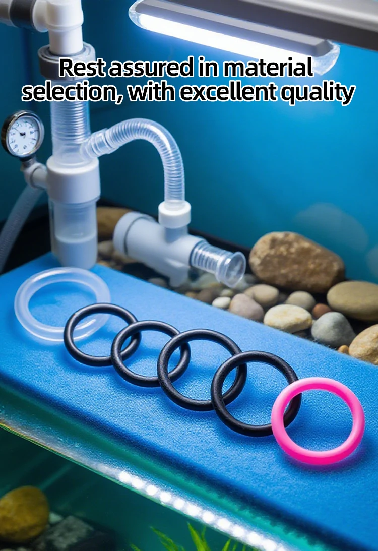 product customizable hypoallergenic silicone o rings medical tubing oxygen lines high temperature tolerant leak proof hygienic seal-3