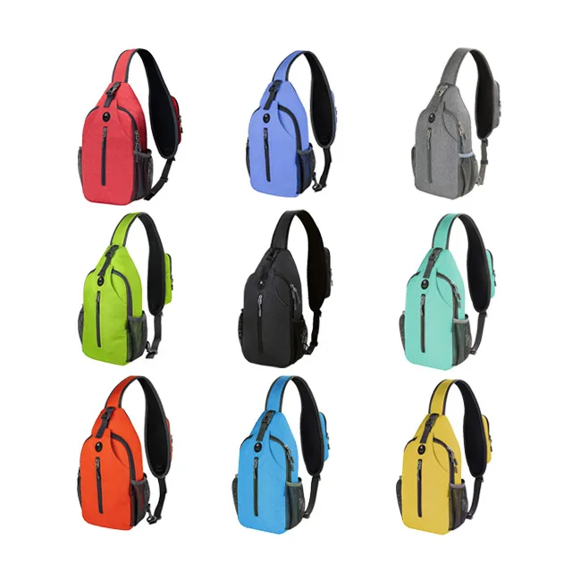 Supplier Wholesale Custom Men Crossbody Sling Backpack Sling Bag Nylon