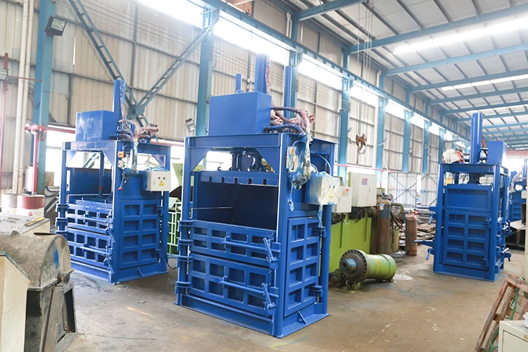 Keshang Hydraulic Driven Recycling Vertical Baler Equipment /Wool Baling Press Machine/Vertical Waste Paper Plastic Film Baler factory