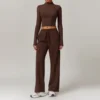 Brown Long sleeves + long sweatpants