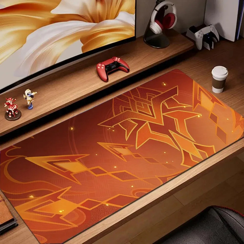 Genshin Impact Character Pattern Stylish Cool PC Gaming Mouse Pads Gamer Mats Teclado Pa aperçu 92
