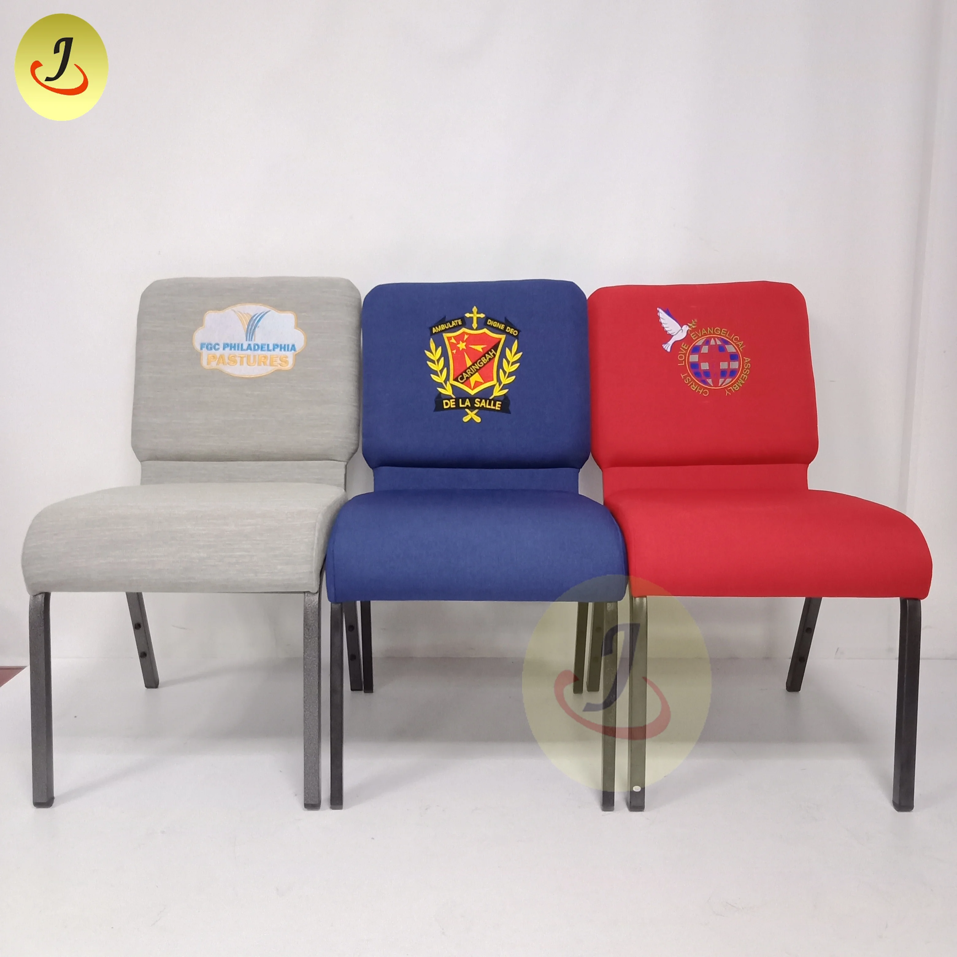 Metal Used Stackable Church Chair