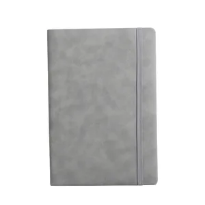 Custom Logo A5 Notebook Business Linen Journals PU Leather Hardcover Notebooks Promotional Gift