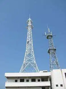 12m Telecommunication Rooftop Mast telecom rooftop tower