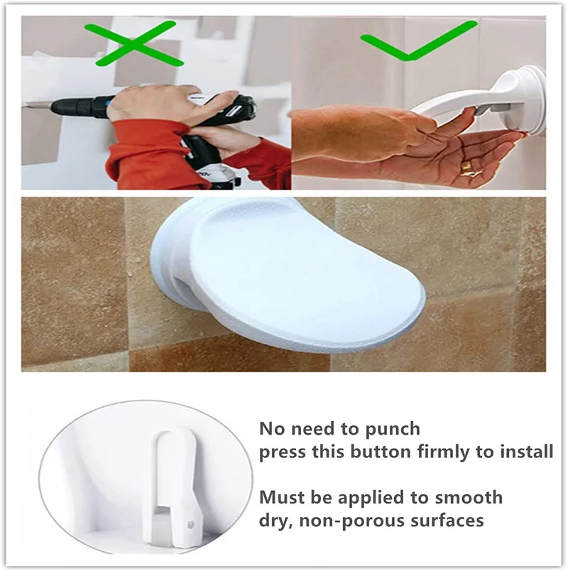 Shower Foot Rest For Shaving Legs No Drilling Is Needed Nonslip