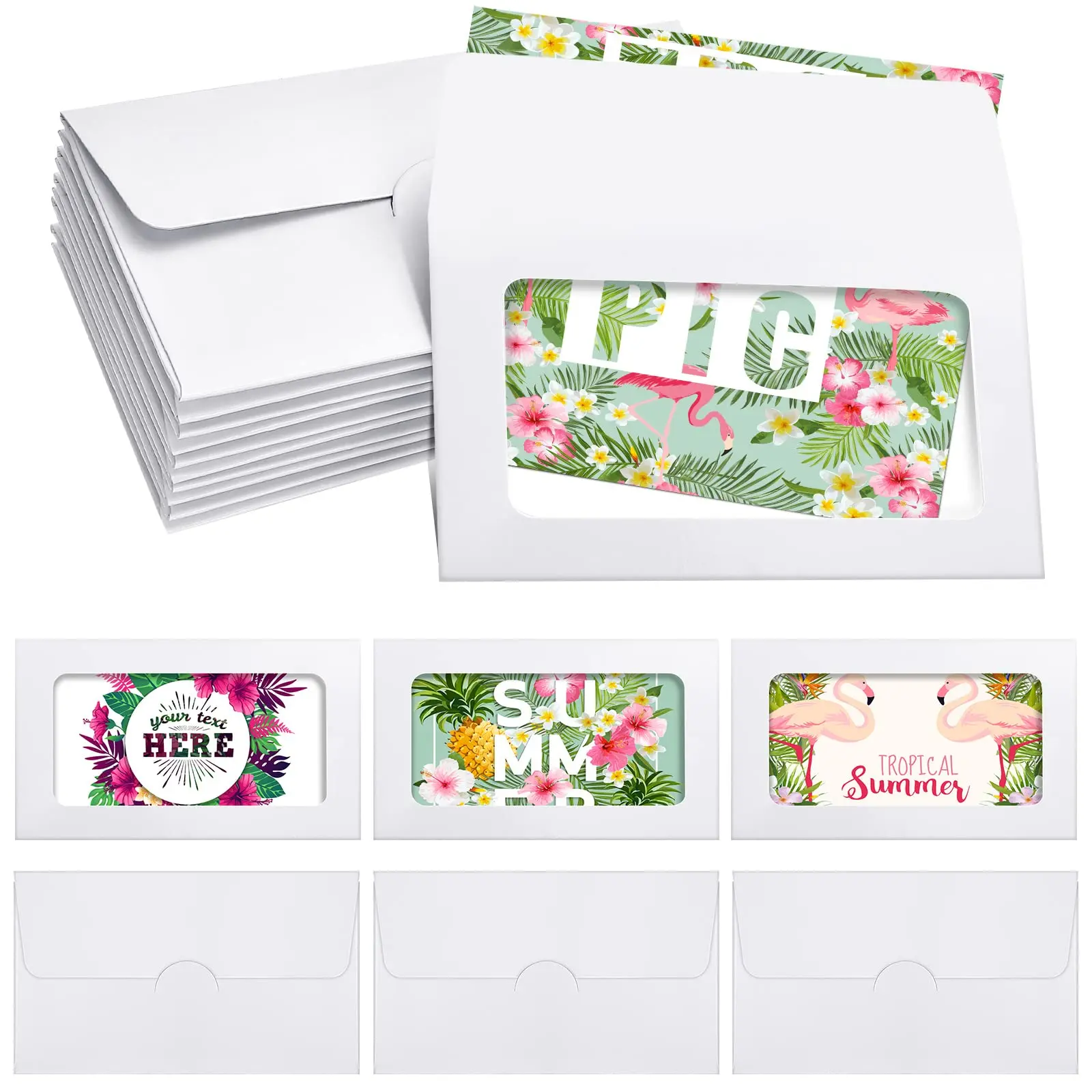 Wholesale Custom Kraft Window Envelopes & Gift Card Sleeves for Business  Invitations