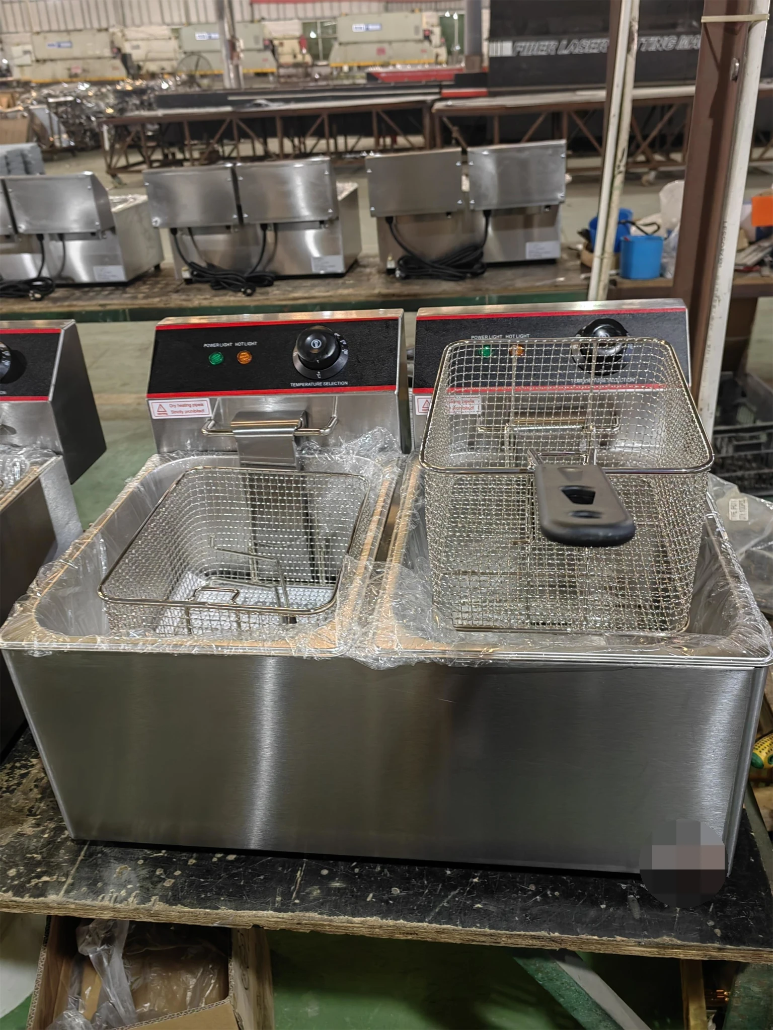 Industrial Fat Fryer Counter Top Kfc Donut Chicken Fryer Electric