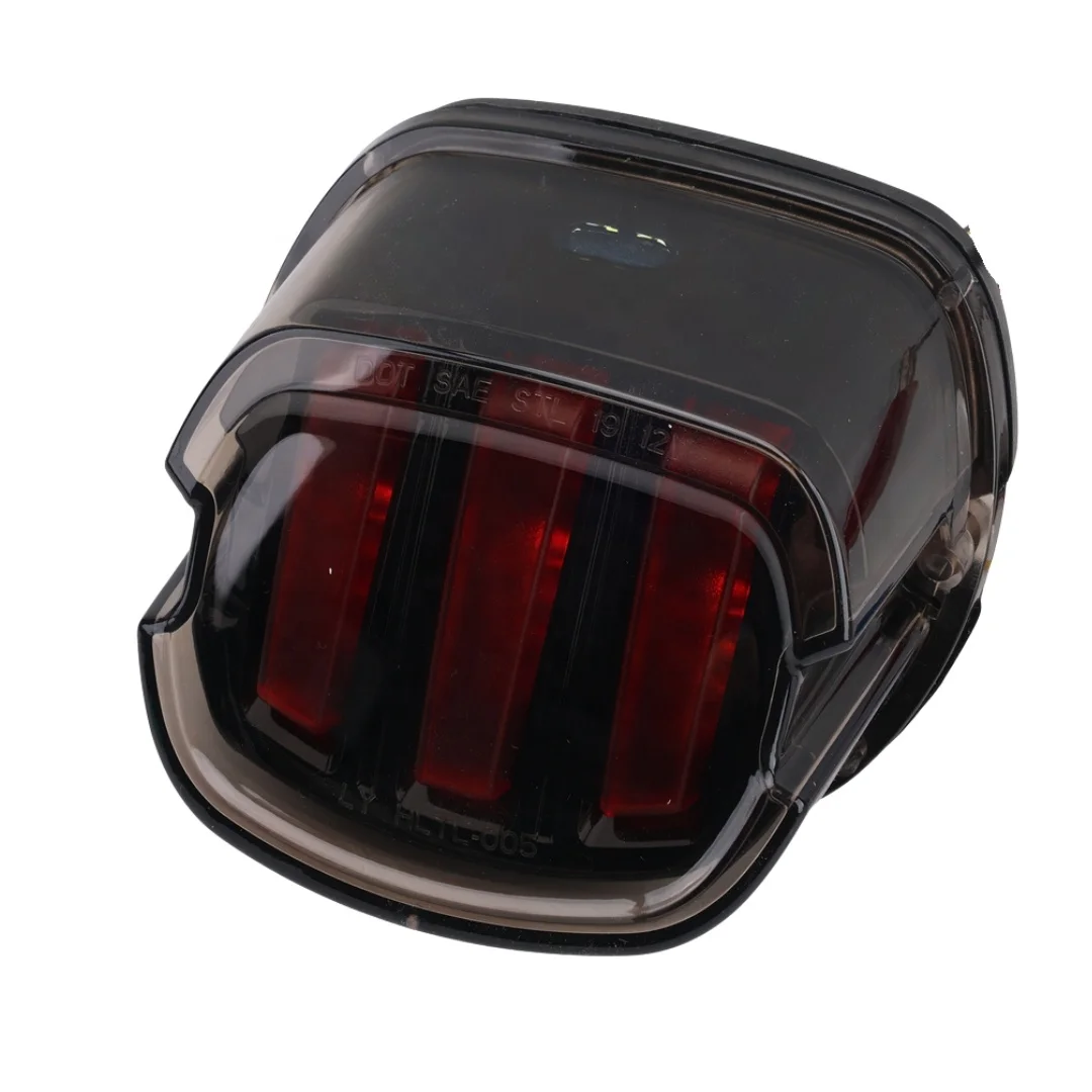 TIYPEOR DRL Motorcycle Brake Lamps Led Daytime Running Continentals Custom Tail Light Reflector Taillights for Harley 1200 883