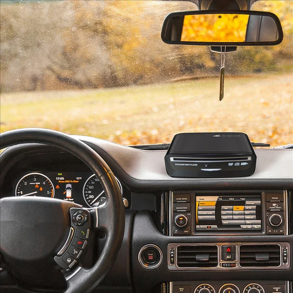 Portable USB CD Player for Cars - Compatible with Tesla Model 3