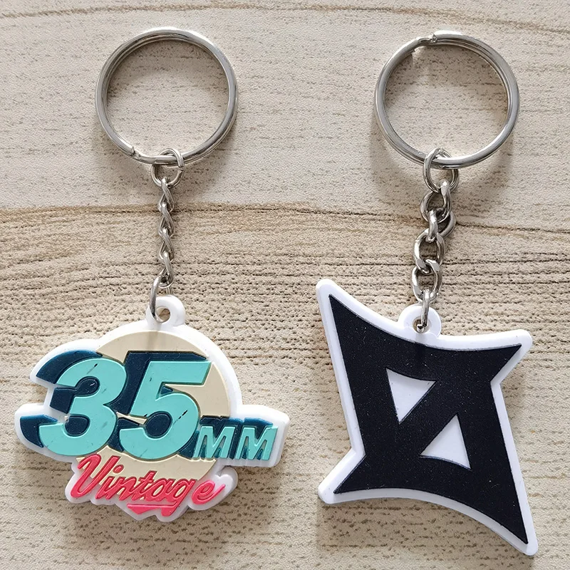 Custom 2d/3d Anime Soft Pvc Keychain Metal Carabiner Sport Key Ring ...