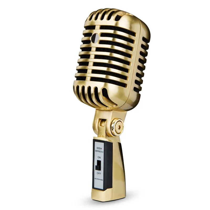 MY MIC New Model FG01 Retro Microphone Computer Recording Condenser Microphone Studio Mic for Live Broadcasting Vocal Singing