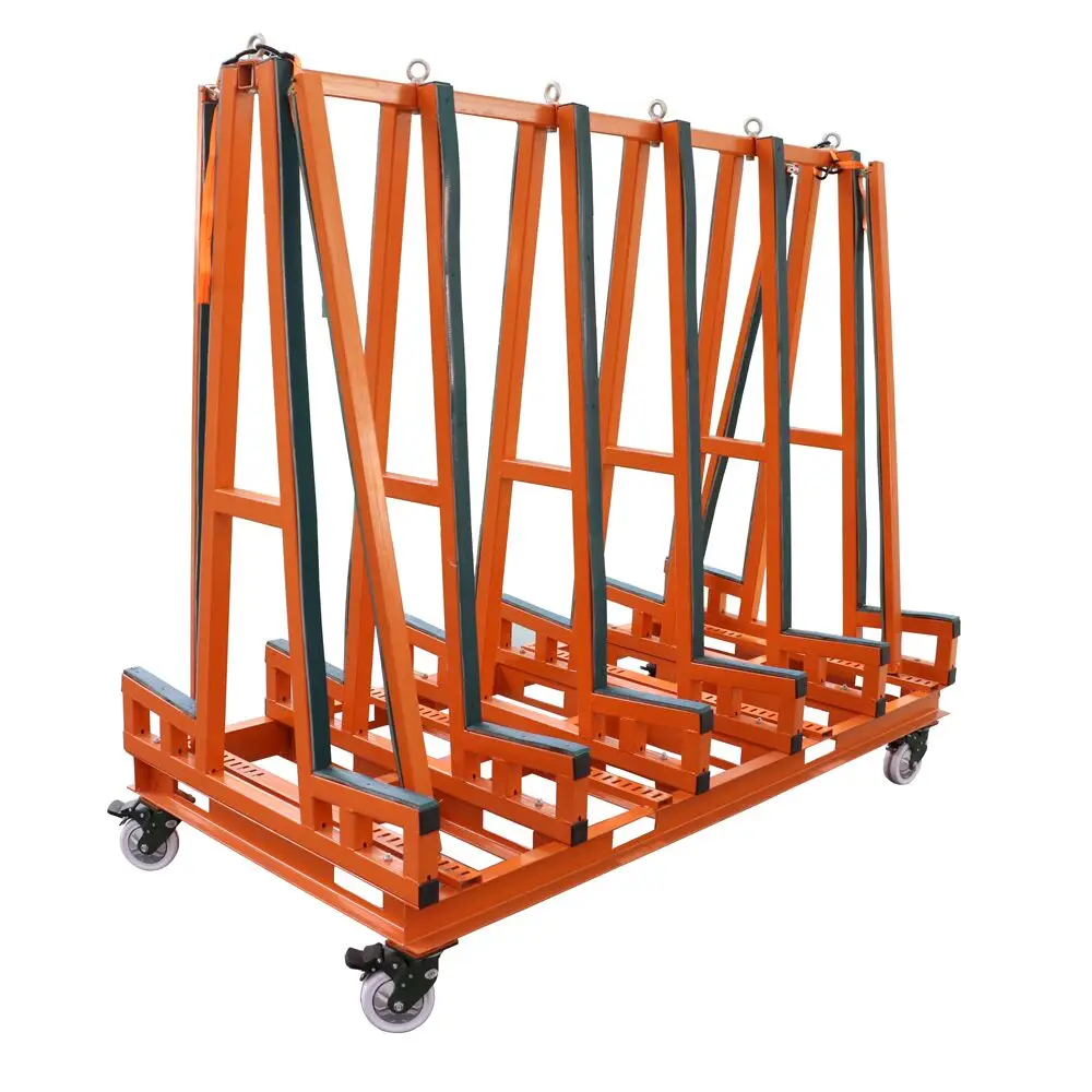 A Frame Trolley for Granite Marble Stone Slabs and Glass