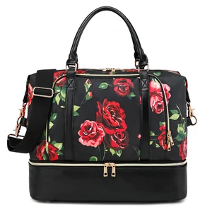 New Arrival Fashion Tote Travel Luggage Overnight Weekender Bag for Women