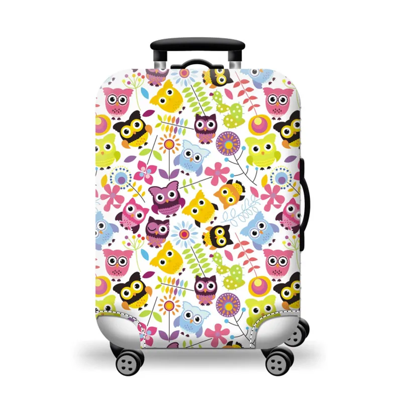 Beautiful Custom Protective Cover High Elastic Waterproof Spandex Luggage Cover