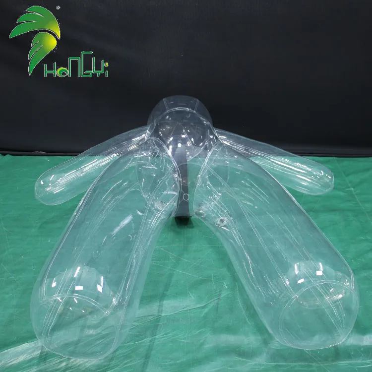 Transparent Rubber Suit Inflatable / Custom Inflatable Costumes Funny Inflatable Costumes