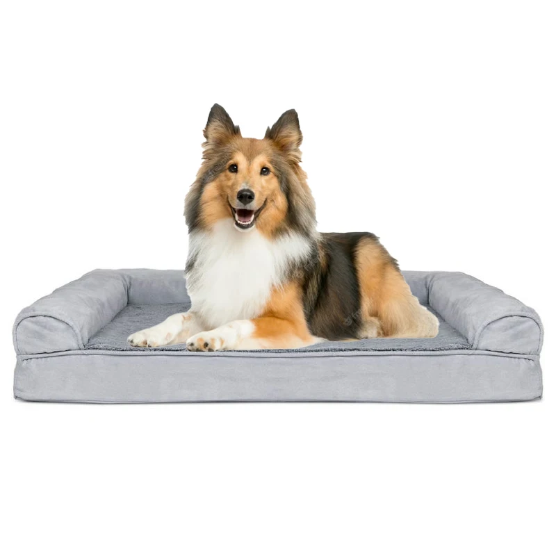 2024 dog products warm outdoor travel small waterproof inner liner memory foam orthopedic hundebett cat dog couch pet sofa bed