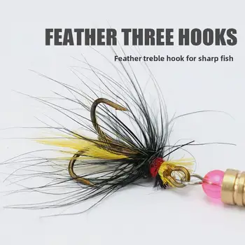 Shark Skimmer Iron Cross-Border Hand-Cranked Live Bait Spinner Lure 3.5g 4.5g 7g 12g Rotating Saltwater Mandarin Fish with Hooks – Hooks – view 3