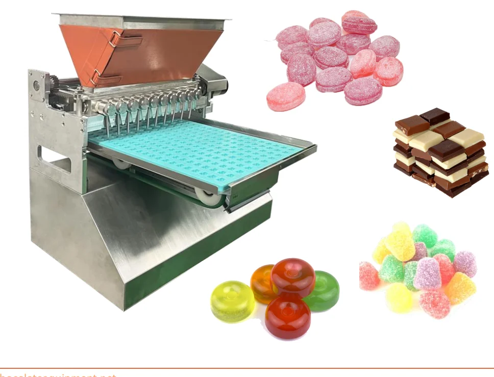 Automatic sweet Mini small chocolate jelly bean soft gummy bear hard candy making maker counting fill depositor snack machines