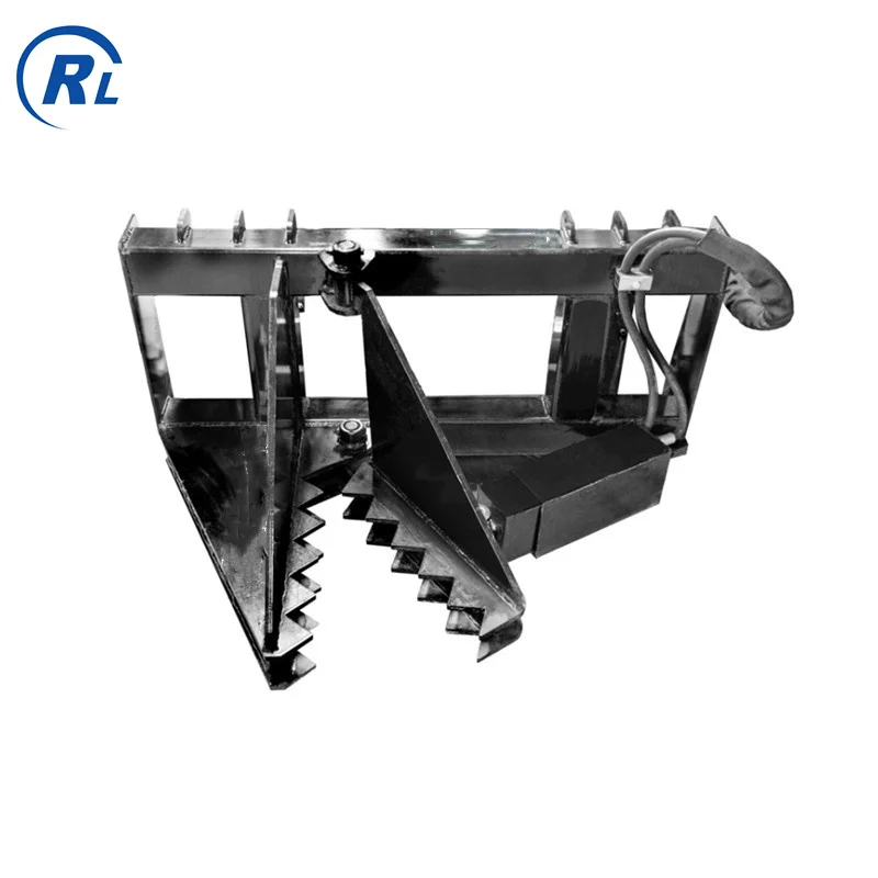 Qingdao Ruilan OEM a Universal Landscaping Tool Tree Puller Attachment for Skid Steer or Tractor