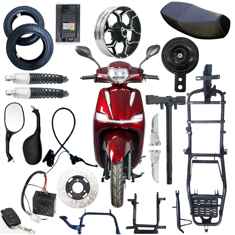 Wholesale Motorcycle Plastic Body Parts Electric Moped Accessories