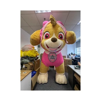 2m/6.6ft High PAW Inflatable Paw Mascot Patrol Inflatable Character Skyee Puppy Cartoon Character Mascot Suit For Adults