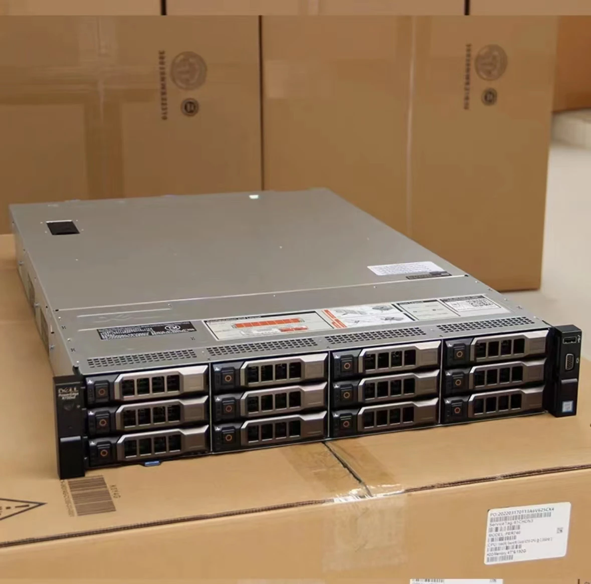 Dells R730 2 5 дюймов 2697V4*2 16G * 6 PM881 1T твердотельная 1 H330 карта одиночной мощности 1100 Вт 2080ti видеокарта