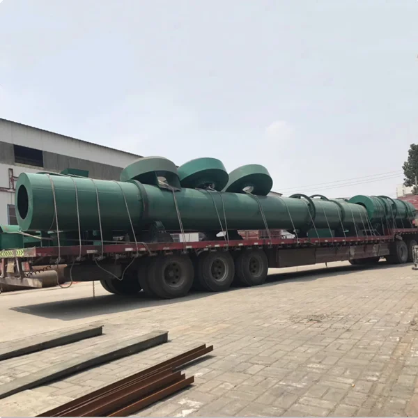 Широко используемая угольная горелка Роторная сушилка сливная опилка удобрение компостная роторная