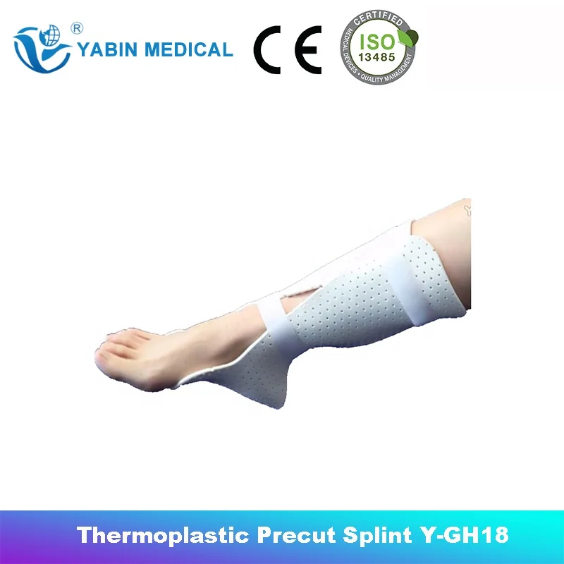 Reusable Low Temperature Thermoplastic Splint for Orthopedic Physiotherapy Rehabilitation