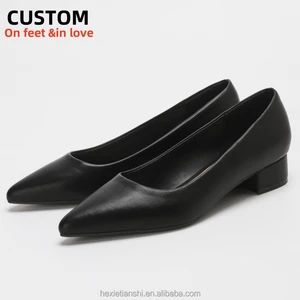 304651-1New Style Women Loafers Pointed Toe Flat Shoes comfort slip on Black Ladies Footwear Walk Style Custom Women Shoes