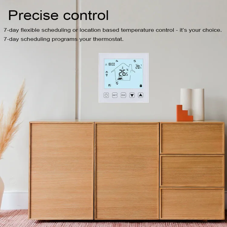 HY603 WIFI Smart Home Products Thermostat Motorized Ball Valve Water Controller Wifi 24 v Ac Radiator Hysen