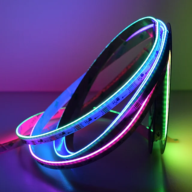Newest Dam LED Addressable RGB/RGBW/CCT COB LED Light Strip 672leds/m COB Side Emitting Smart Lights Strip Light Flexible