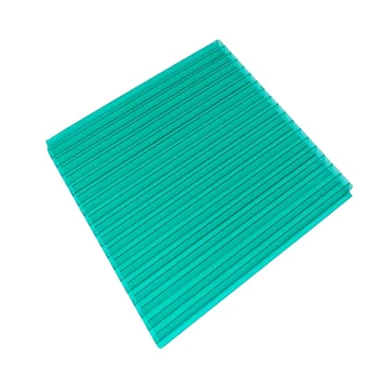 Popular low price clear 16mm four wall triple wall multi-layer plastics hollow polycarbonate sheet